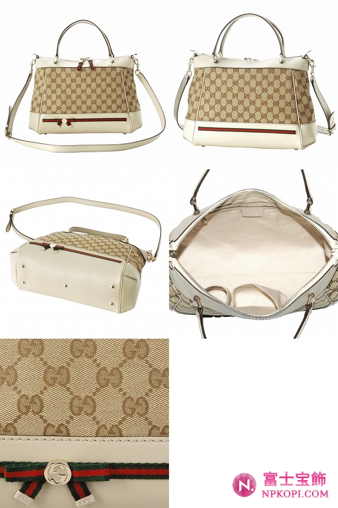 GUCCI/グッチ MAYFAIR定番キャンバスGG柄Gディテールシグネチャーウェブスモールハンドバッグ 269894 FFKPG 8420 